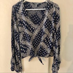 Charlotte Russe Bell Sleeve Top